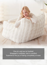 Fuwatoro Ultra-Plush Bean Bag Sofa Chair – Cloud-Soft, Modular Lounge for Living Room or Bedroom