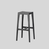 Minimalist Solid Wood Bar Stool for Modern Interiors