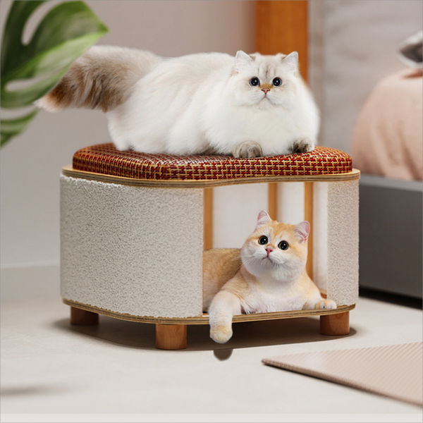 Pet Bed Stool – Multi-functional Cat Lounge and Chair for All Seasons