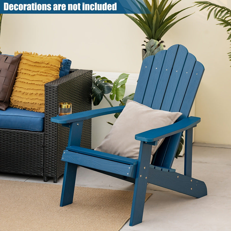 Adirondack Outdoor Chair – Weatherproof, Durable, and Stylish for Patio Relaxation