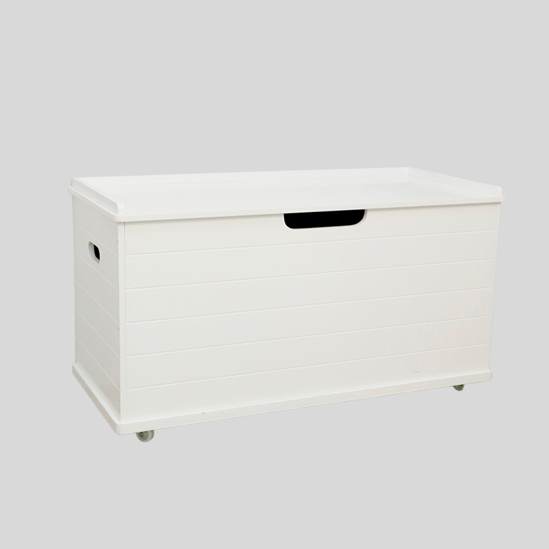 Children’s Wooden Toy Storage Chest with Safety Hinge