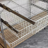 Industrial Modular Metal Storage Rack with Drawers & Wire Baskets – Black Steel Open Shelving