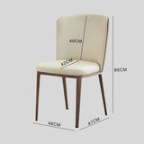 Modern Upholstered Dining Chair with Precise Measurements for Optimal Comfort