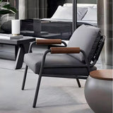 Contemporary Woven Accent Lounge Chair – Outdoor & Indoor Leisure Chair