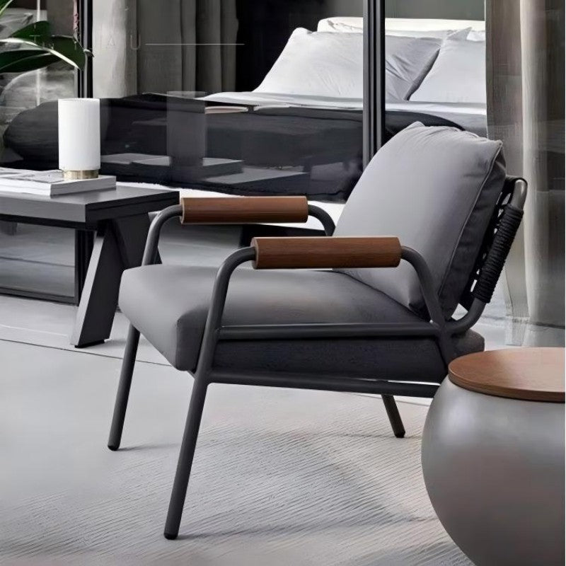 Contemporary Woven Accent Lounge Chair – Outdoor & Indoor Leisure Chair