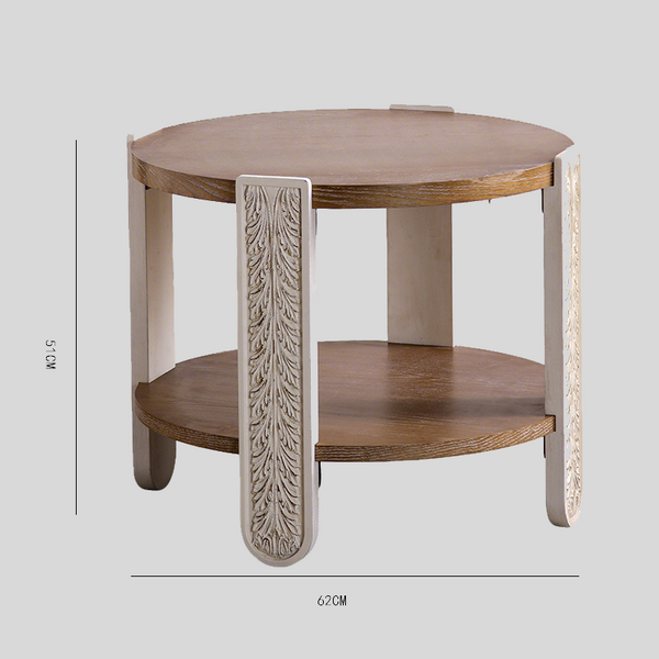 Vintage Round Side Table – 62cm