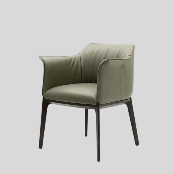 Modern Italian-Style Faux Leather Armchair