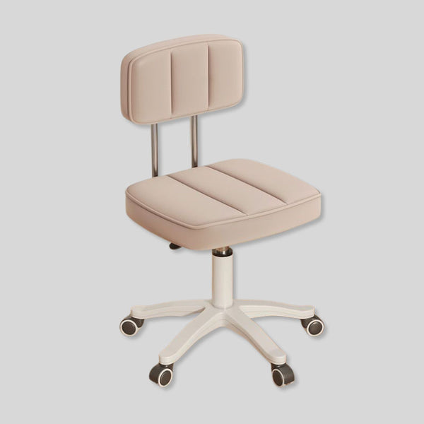 Adjustable Ergonomic Rolling Office Chair with Padded Seat and Backrest for Comfortable Workspaces