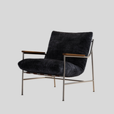 Modern Chenille Lounge Chair