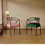 Modern Luxe Gold-Framed Dining Chair