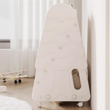 Kids Treehouse Bookshelf with Rolling Storage Bins