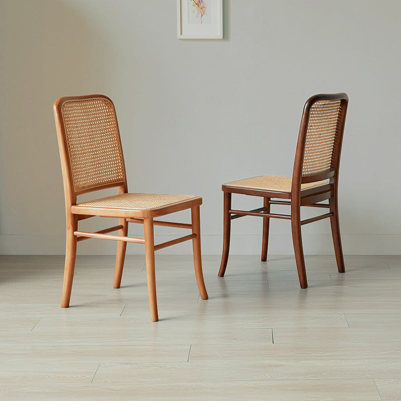 Mid-Century Modern Rattan Dining Chair