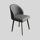 Modern Elegance Luxurious Dining Chair with Sleek Black Legs for Contemporary Spaces