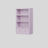 Kids’ Display Storage Cabinet with Glass Doors