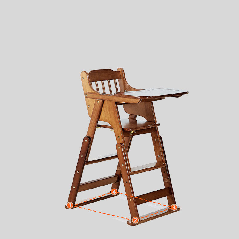 Classic Wooden High Chair: Timeless Design, Unmatched Durability, and Superior Safety