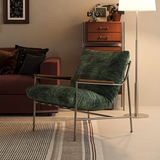 Modern Chenille Lounge Chair