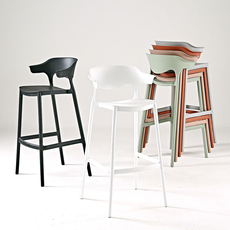 Modern Bar Stool - Sleek and Stylish Eco-Friendly PP Plastic