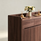 Nordic Storage Cabinet - Solid Wood Door | Minimalist Sideboard