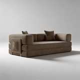 Multi-Form Chill Sofa | 5-in-1 Convertible Sofa Bed, 55D Foam, Stainless Steel Frame