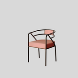 Modern Luxe Gold-Framed Dining Chair
