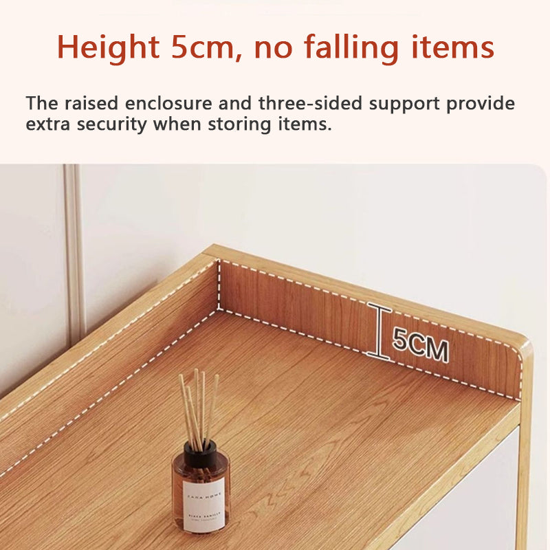 Modern Nordic Shoe Cabinet with Drawer and Open Storage – 3-Door Entryway Shoe Organizer with Elevated Legs