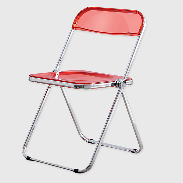 Premium Acrylic Transparent Foldable Chair with Enhanced Polypropylene for Modern Living