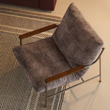 Modern Chenille Lounge Chair – Premium Comfort