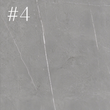 Tabletop finish sample 4 showing a medium-grey surface with fine white veins.