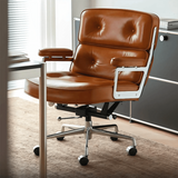 Robin Executive Leather Office Chair - Mid - Century Modern - StoolTopiaOffice Chairs