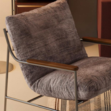 Modern Chenille Lounge Chair