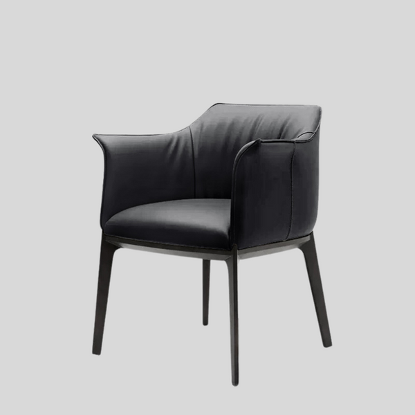 Modern Italian-Style Faux Leather Armchair