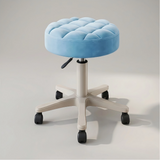 360° Swivel PU Leather Rolling Stool Adjustable Height Beauty Salon Office Chair