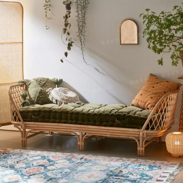 Custom Velvet Sofa Bed Cushion – Made to Order