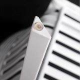 Contemporary Slatted Outdoor Dining Chair – Stackable Armchair for Patio, Café & Restaurant