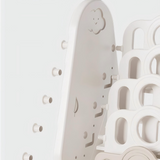 Kids Treehouse Bookshelf with Rolling Storage Bins