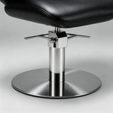 Contemporary Wing-Back Salon Chair – Hydraulic Stylist & Barber Studio Seating