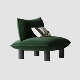 Nordic Designer Bouclé Lounge Chair – Minimalist Single Sofa