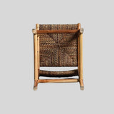 Nordic Solid Wood Bar Chairs For Bar Furniture High Chairs Backrest Household Rattan Weaving Creative Dining Room Bar Stools