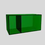 Modern Transparent Acrylic Storage Cube – Colorful Modular Display Shelf