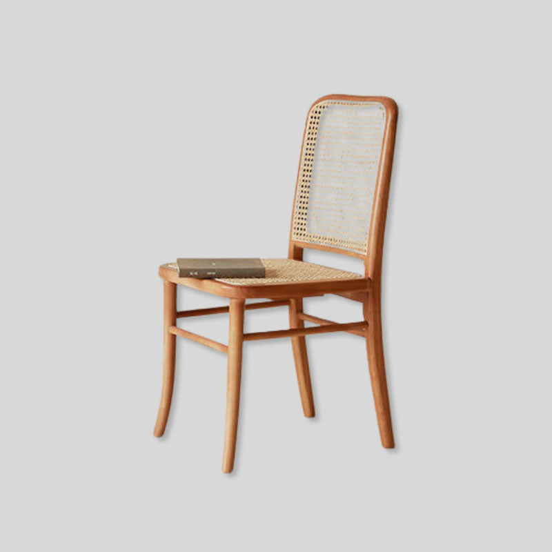 Mid-Century Modern Rattan Dining Chair