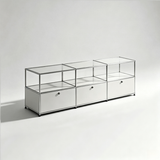 Modular Stainless Steel Sideboard | 1–3 Cabinet Storage System