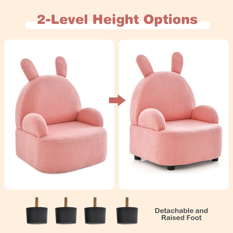 Kids Bunny Sofa Chair - Comfortable Ergonomic Design for Toddlers and Kids