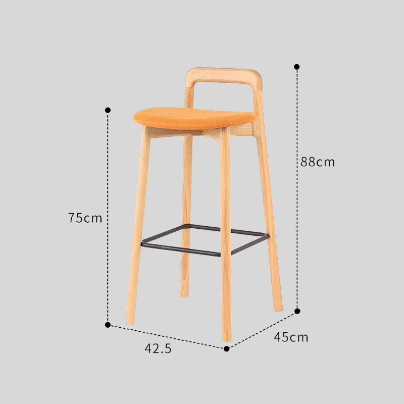 Wooden Luxury Bar Chairs Modern Table Office High Counter Bar Chairs Outdoor Kitchen Dining Room