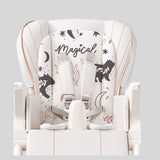 Versatile High Chair with Animal Print Cushion and Multiple Safety Features