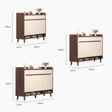 Nordic Storage Cabinet - Solid Wood Door | Minimalist Sideboard