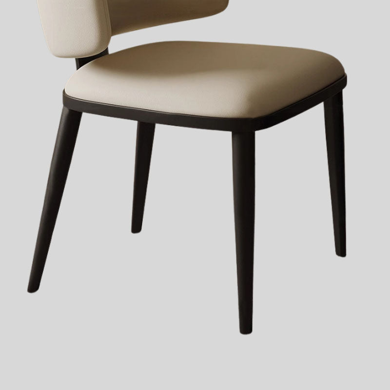 Sleek Sophistication: Premium Upholstered Dining Chair with Black Tapered Legs for Modern Interiors