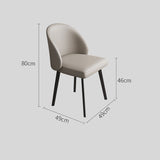 Modern Elegance Luxurious Dining Chair with Sleek Black Legs for Contemporary Spaces