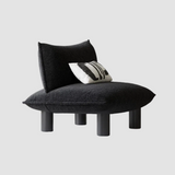 Nordic Designer Bouclé Lounge Chair – Minimalist Single Sofa
