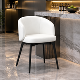 Italian Minimalist Swivel Upholstered Dining Chair