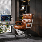 Robin Executive Chair | Leather Swivel with Adjustable Height